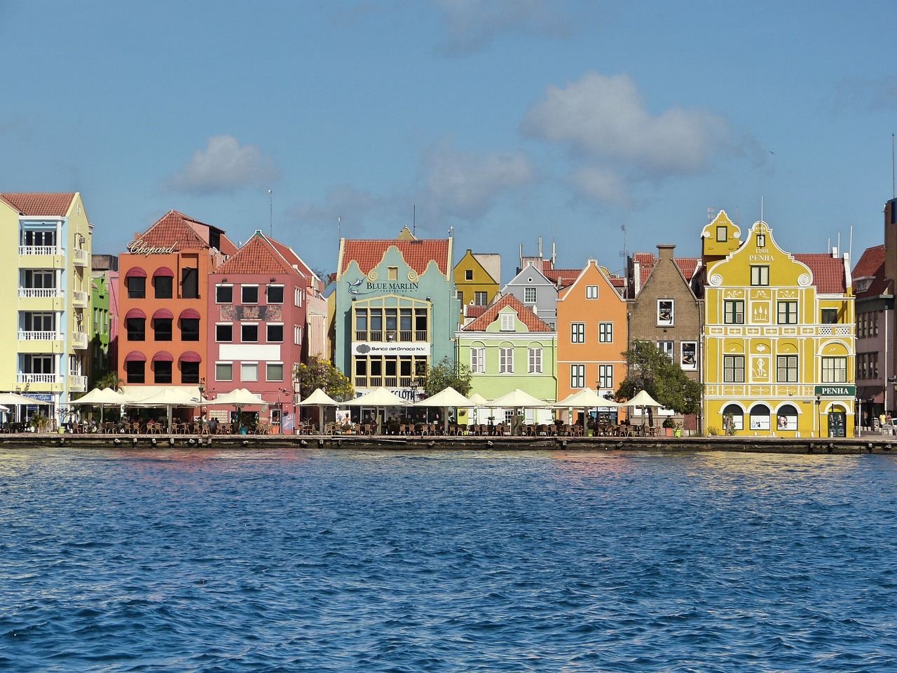 caribbean, curaçao, netherlands antilles, curacao, abc islands, willemstad, nature, capital city, buildings, water